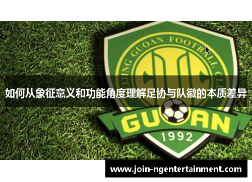 如何从象征意义和功能角度理解足协与队徽的本质差异